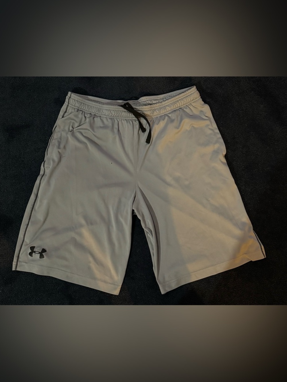 Men’s Under Armour - Light Gray Athletic Shorts (Size: XXL)
